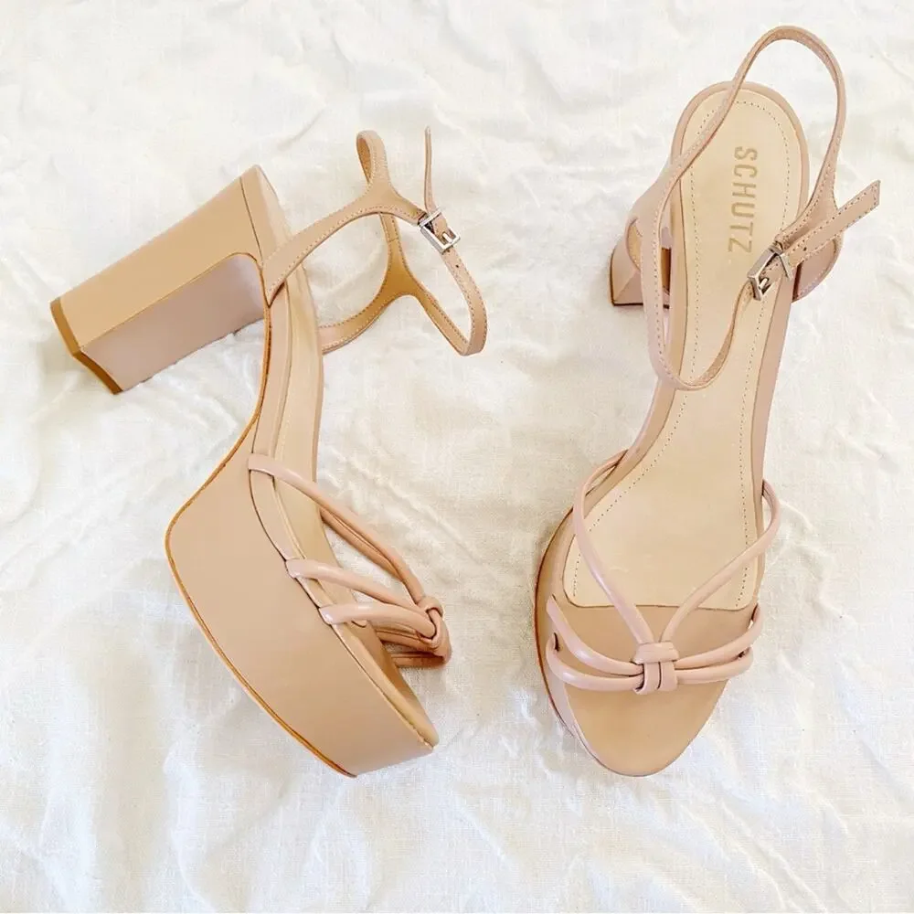 Schutz Kelsie Platform Heels Size 11 New